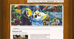 Desktop Screenshot of caribbeantheologytoday.net